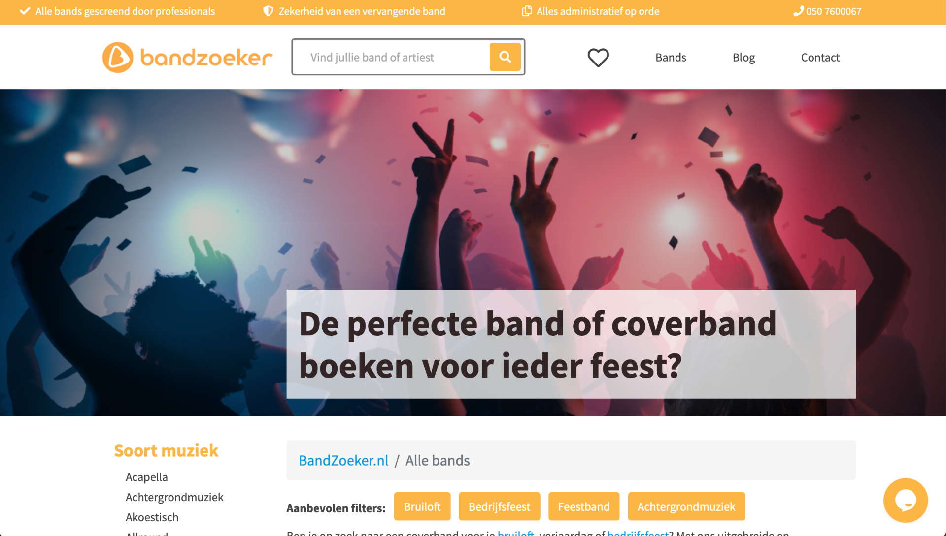 Bandzoeker