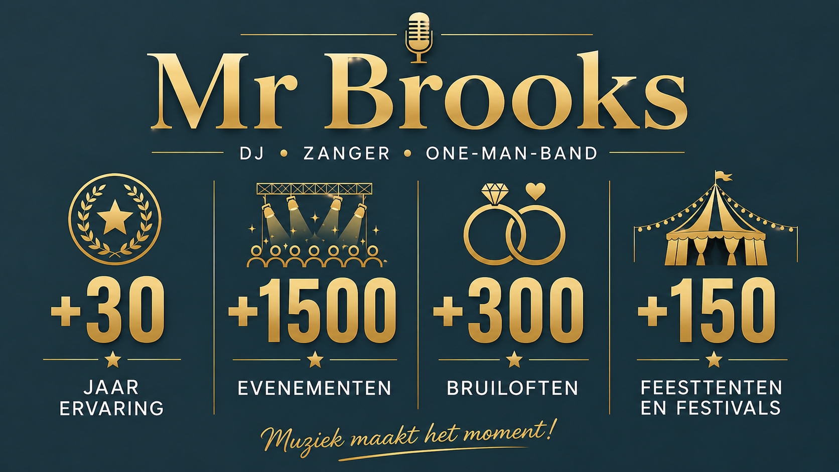 Ervaren muzikant zanger